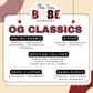 OG Classic Menu